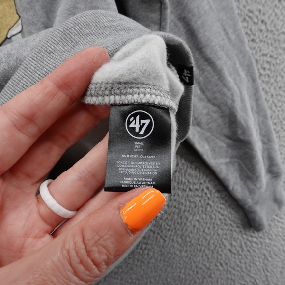 47 Brand Mens Army Navy 2024 Americas Game Hoodie Small Gray Football NEW - Picture 11 of 14